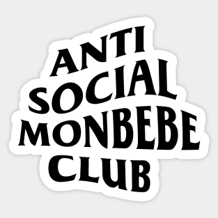 Anti social, MONBEBE club. Sticker